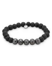 Tateossian Vesuvius Lava Bead Bracelet