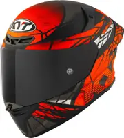 KYT TT-Revo Combustion Helmet, orange, Size XL for Men