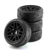 1/8 Rc Car On-road Wheels & Tires Set For Kyosho Inferno Gt1 Gt2 Gt Ve