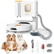 [EU Direct]Teendow D20S MAX+ Robot Vacuum and Mop 6000Pa Robot Vacuum Mop Cleans Pet Hair PreciSense LiDAR Navigation Ap