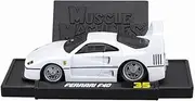 Maisto Muscle Machines Series 1/64 MM Ferrari F40 White Finished Product