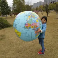 在飛比找蝦皮購物優惠-Nex 巨型充氣地球儀 90CM 早期教育充氣地球世界地理