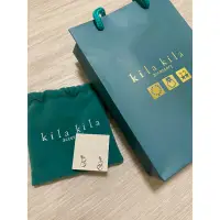 在飛比找蝦皮購物優惠-kila kila 純銀貓咪耳環 全新