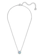 Swarovski Una Pave Pendant Necklace, 15-17