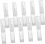 10Pcs Airless Eye Serum Pump Bottles Refillable Vacuum Dispenser for Lotion Cosmetics Travel Essentials Durable Storage Containers for Skincare and Beauty Supplies