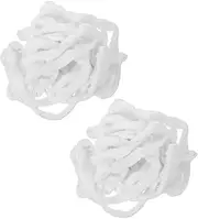 IWOWHERO Cotton Roll Coils for Perms Cotton Wax Strips Salon Beauty Coils Hairdressing Accessories for Cleaning