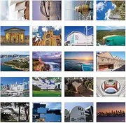 [xtvinvm] Sydney Australia Travel Postcards from Around the World Vintage Postcard Pack for Mailing Business Christmas Holiday Birthday Postcards with Mailing Side Set of 20