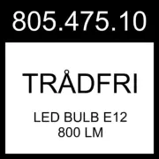 IKEA TRÅDFRI LED Bulb E12 800 Lm 805.475.10