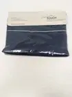 JCPenney by Smooth Touch Percale Twin Flat Sheet Navy Blue Made in USA