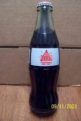 Time Saver 40th Anniversary - Unopened Coca-Cola Bottle