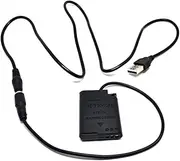 Raeisusp 5V2A USB Cable + EN-EL23 Dummy Battery EH-67A EP-67A DC Coupler for Nikon COOLPIX Camera P600 P610 P900 S810C