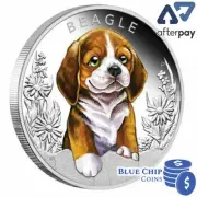 2018 50c Puppies - Beagle 1/2oz Silver Proof Coin
