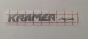 Kramer American Block Style SILVER Vinyl Headstock Decal