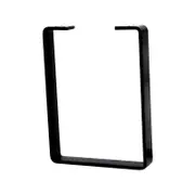 RapidHome 40 x 30 x 5cm Black Tribeca Steel Flat Bar Bench Seat Furniture Leg