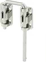 Prime-Line Products U 9847 Sliding Door Loop Lock, 2-1/8 in, Hardened Steel Bar w/Diecast Base, Chrome Plated