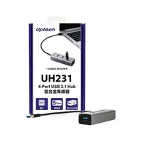 在飛比找順發線上購物優惠-Uptech 登昌恆 UH231 4埠 USB3.1 HUB