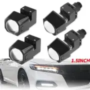 2X 1.5" Mini Bi LED Projector Lens Hi-Lo 80W 6000K Universal Headlight Retrofit