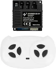 2.4G Bluetooth Remote Control and JR1958RX-2S-6V Receiver Control Box for Kids Ride On Car, Remote Motherboard Mainboard Kit Children Electric Ride On Toys Parts
