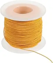 uxcell Elastic String for Bracelet 164 Ft/50 Meter Length 0.8 mm Dia, 1 Roll Sturdy Stretchy String Cord for Jewelry Making Necklace Beading Craft DIY, Orange