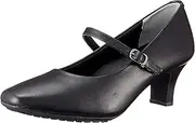 [Lady worker] LO-17090 ASICS Shoji 4E Equivalent, Square Toe, 2.2 inches (5.5 cm) Heel Strap
