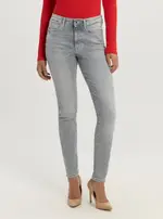 GUESS Women's Grey 1981 Skinny Fit Denim Jeans Size: 24, Spandex