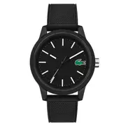 Lacoste 12.12 Black Silicone Men's Watch - 2010986