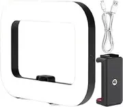 Ring Light for Photography - Smartphone Stabilizer Fill Lamp,Anti-Shake Selfie Square Ring Light for Beauty Makeup, Indoor and Outdoor Studio
