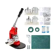 Button Maker Machine Set, Multiple Sizes Button Maker Machine 58+75mm, Push P...