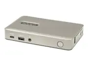 StarTech.com USB C Dock, USB-C to DisplayPort 4K 30Hz or VGA, Mini USB-C Laptop Docking Station