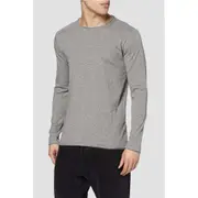 Replay Menswear Basic Top Long leeve T-hirt Grey