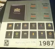 DAVO ALBUMS STAMP ALBUM PAGES For PORTUGAL 1987 NEW High Quality RARE
