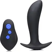 Zeus Electrosex 64X Pro-Shocker, Vibrating and E-stim Prostate Plug | Shocking Butt Plug for Men, Easy Electro Stimulation for Intense Prostate Pleasure | Body Safe Silicone, Remote Control Included