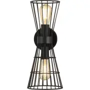 Z-Lite 6015-2S-MB Alito 2 Light 7 inch Matte Black Wall Sconce Wall Light