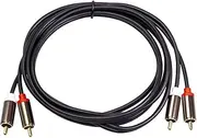 for TV Amplifier Speaker 2 RCA to 2 RCA Cable 1m 2m Male to Male Cord