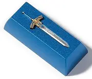 Keychron Sword Aluminum Alloy Enter Artisan Keycap, for Cherry MX Mechanical Gaming Custom Most Keyboard, Gift Ideas