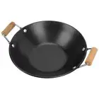 Stir Fry Pans Cast Iron Grilling Wok Omelet Paella Pan Saucepan Lid