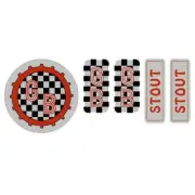 G-BOY - STOUT - RED decal set - old school bmx
