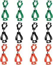 TJHypenete 12 Pcs Glove Clips, Plastic Safety Work Glove Grabber Clips, Anti-loss Waist Buckle Clip, Work Safety Clip Guard Labor Glove Keeper, Gloves Holder For Work, Construction, Outdoor