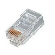 8 Position Stranded Rj45 Cat 5E Crimp Plug 100 Pack