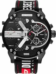 [Diesel] Mr Daddy 2.0 Multimovement Bonded Silicone/Nylon Watch