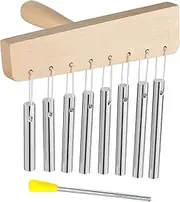 Bar Chimes, Chimes Instrument - Handheld Wind Chimes with Stick, Music Decor, Meditation Accessories, Sound Healing Instruments for School Management of School Teaching