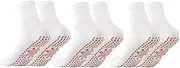 [Generic] Winter Warm Pairs Heated Comfortable Self-heating 3 Socks Tourmaline Magnetic Socks Dry Fit Running Socks Women