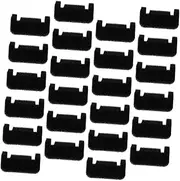 Abaodam 24Pcs Pet Water Fountain Filter Mats Shaped Filter Meshes for Cat Water Fountain Dispenser Compatible with Pet Drinking Fountain Systems Black