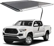 ALCYBD NewRetractable Hard Tri-Fold Tonneau Truck Bed Cover Prevent dust and Water Pickup Truck Accessories Compatible for Mitsubishi Triton Strada 2014-2019(Electric Lock)
