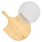 Pizza Peel&Screen Set Multipurpose Pizza Board Pizza Paddle Pizza Spatula Paddle