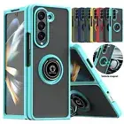 Shockproof Hard Ring Stand Folding CASE For Samsung Galaxy Z Fold 6 5 4 3 5G