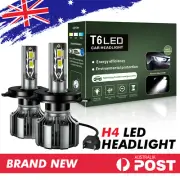 H4 800W 1440000LM LED Headlight Conversion Globes Bulb High&Low Beam Kit (for: Mitsubishi)