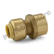 (25) 3/8" Sharkbite Style Push-Fit x 1/2" FNPT Lead-Free Brass FNPT Adapters