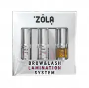 ZOLA. BROW&LASH Lamination system 3 X 10 ml