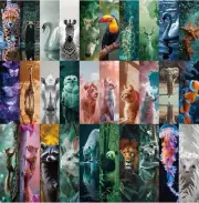 10PCS Wildlife Animal Bookmarks Perfect Gifts For Adults & Kids